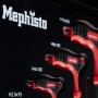 Mephisto Werkzeugwagen: Schraubendreher-Set mit Größenangaben im Werkzeugwagen.