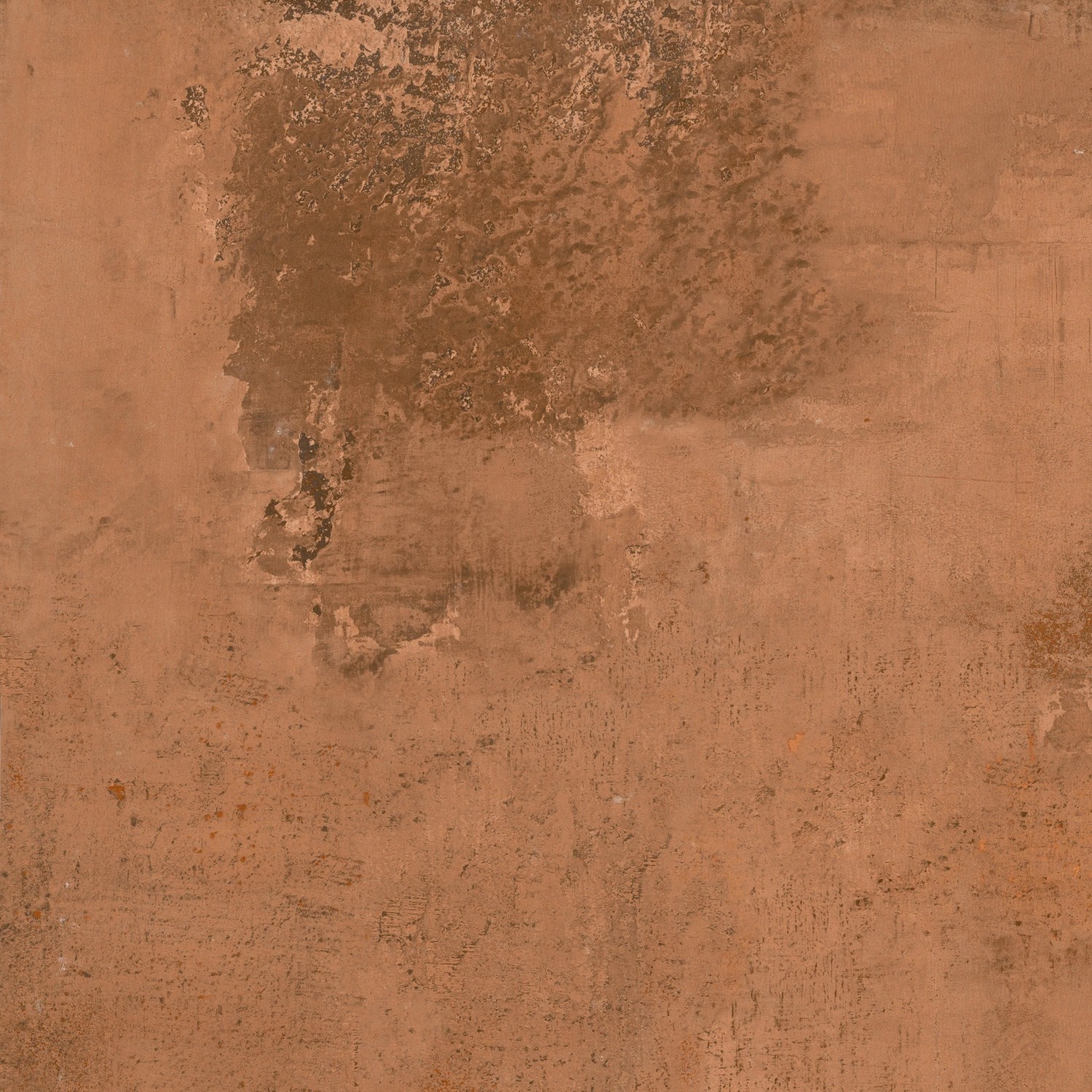 Terrassenplatte Feinsteinzeug Metallic Copper Glasiert Matt 100 cm x 100 cm