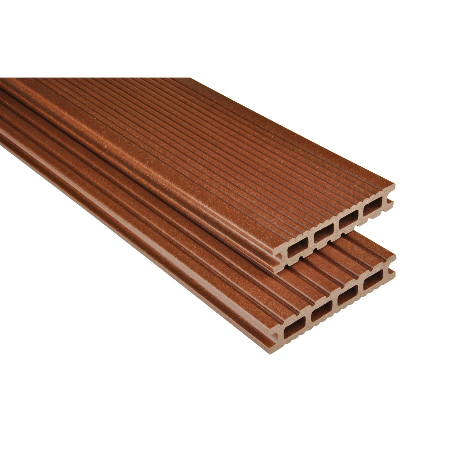 Kovalex WPC Terrassendielen, Bausatz Exklusiv, mattiert braun, 300cm. Terrassenbau leicht gemacht.