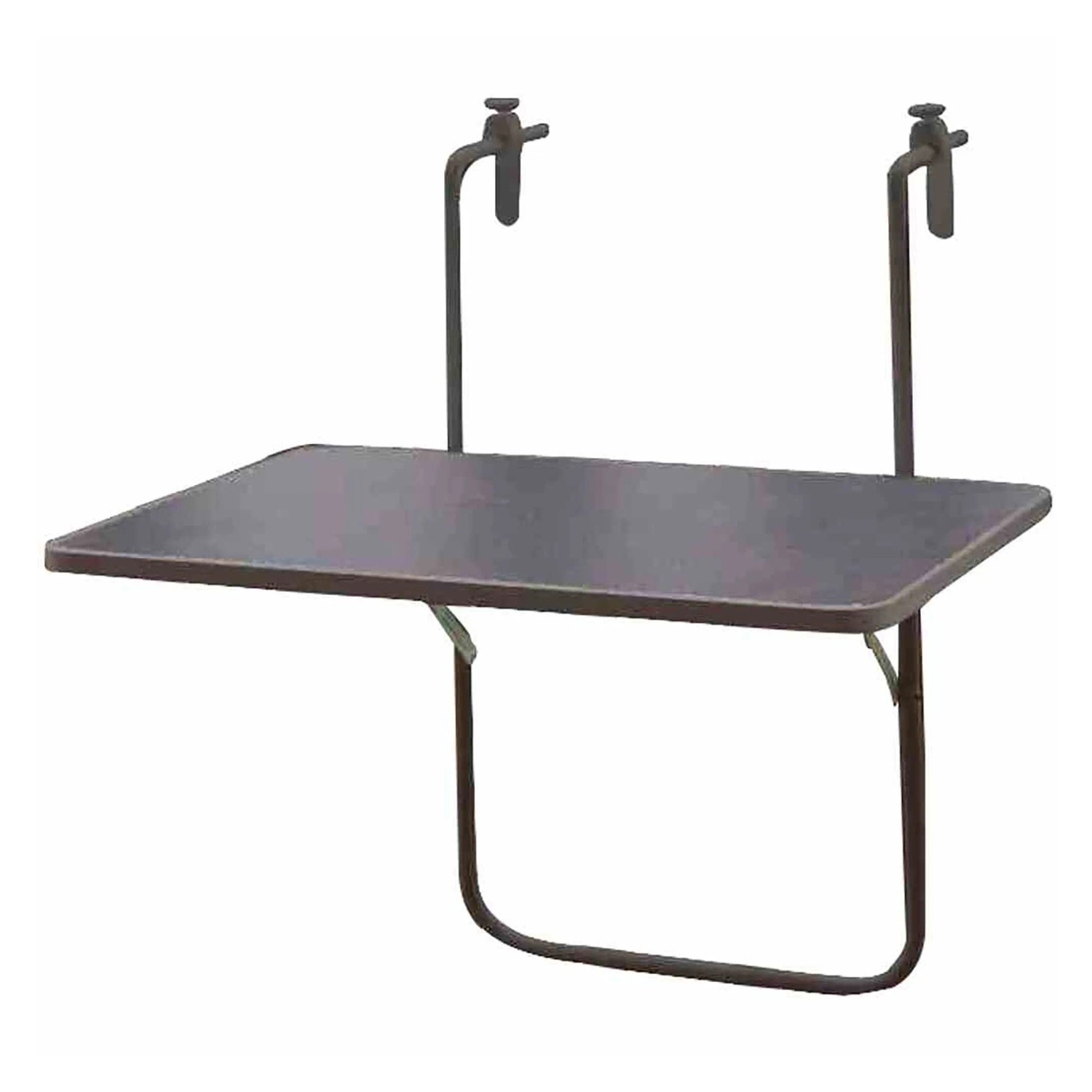 Klapptisch Rechteckig Kunststoffbeschichtet Anthrazit 40 cm x 60 cm
