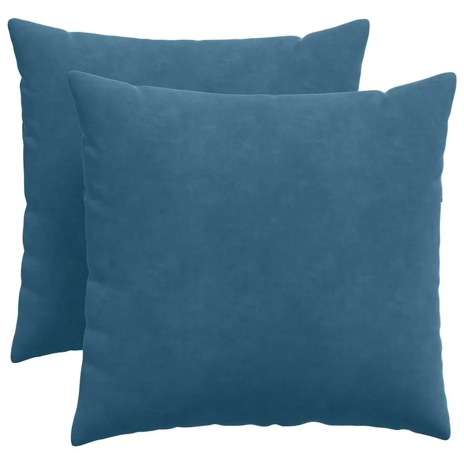 vidaXL Sofakissen 2 Stück Blau 50 x 50 cm Cordstoff 42013970