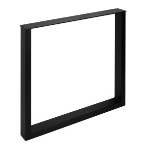 SOTECH Tischgestell TAB Stahl Schwarz Matt Profil 80 x 40 mm Höhe 720 mm Tiefe 800 mm