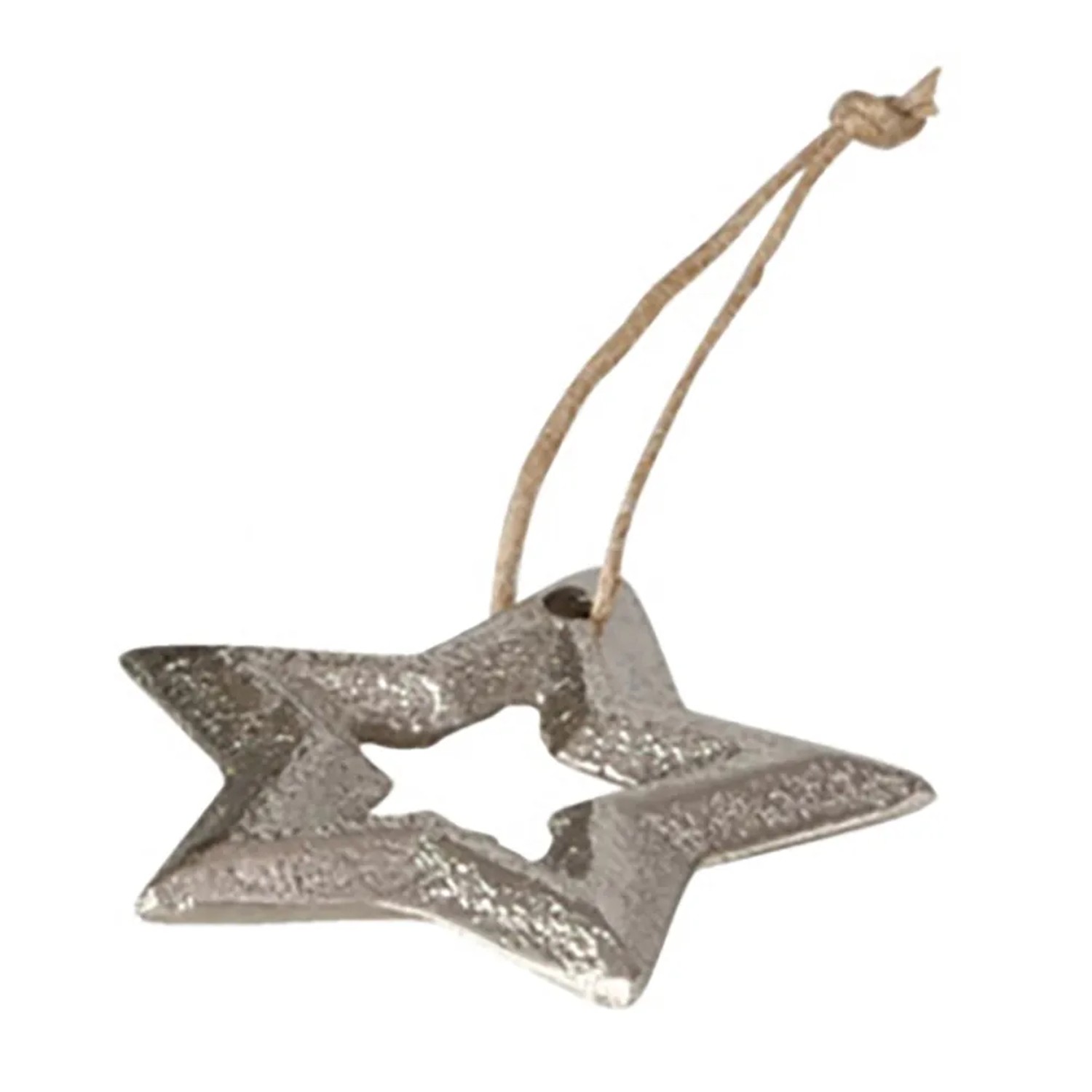 Boltze Weihnachtsbaumschmuck Sasil 5 cm x 5 cm Silber kaufen bei OBI