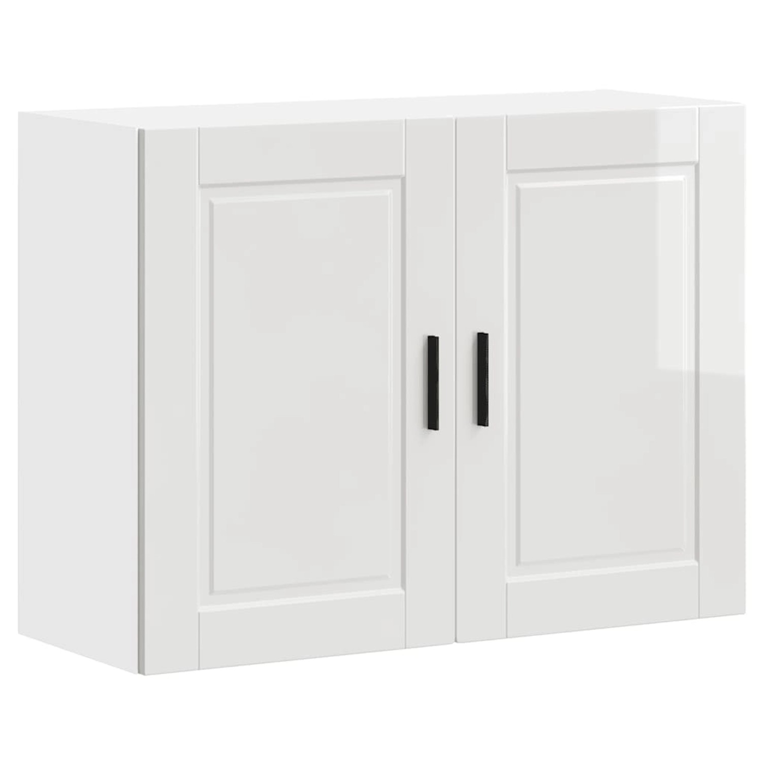 vidaXL Küchen-Hängeschrank Porto Hochglanz-Weiß Holzwerkstoff 854069 günstig online kaufen