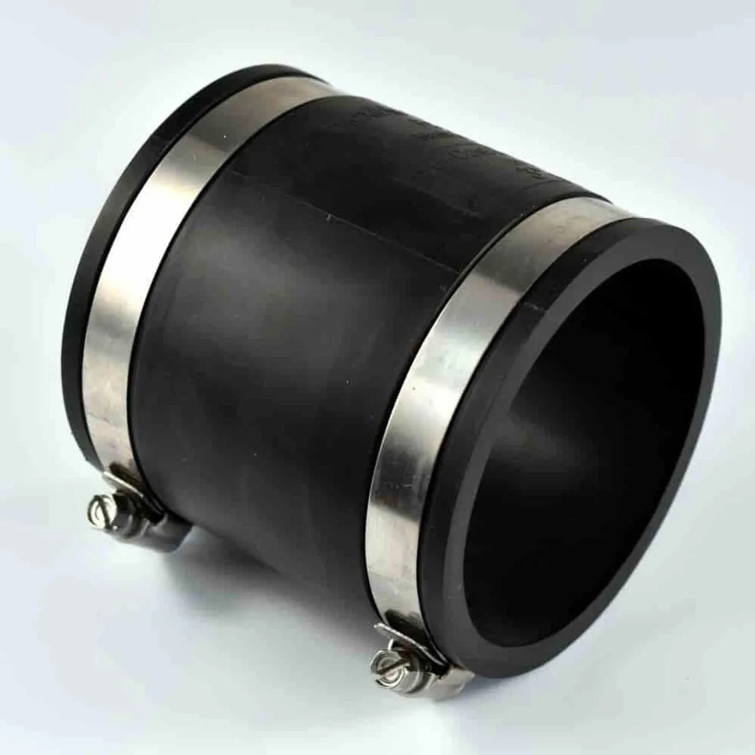 KLASEBO Flexible Kupplung 90 mm PVC für Rohrreparatur ohne Kleben