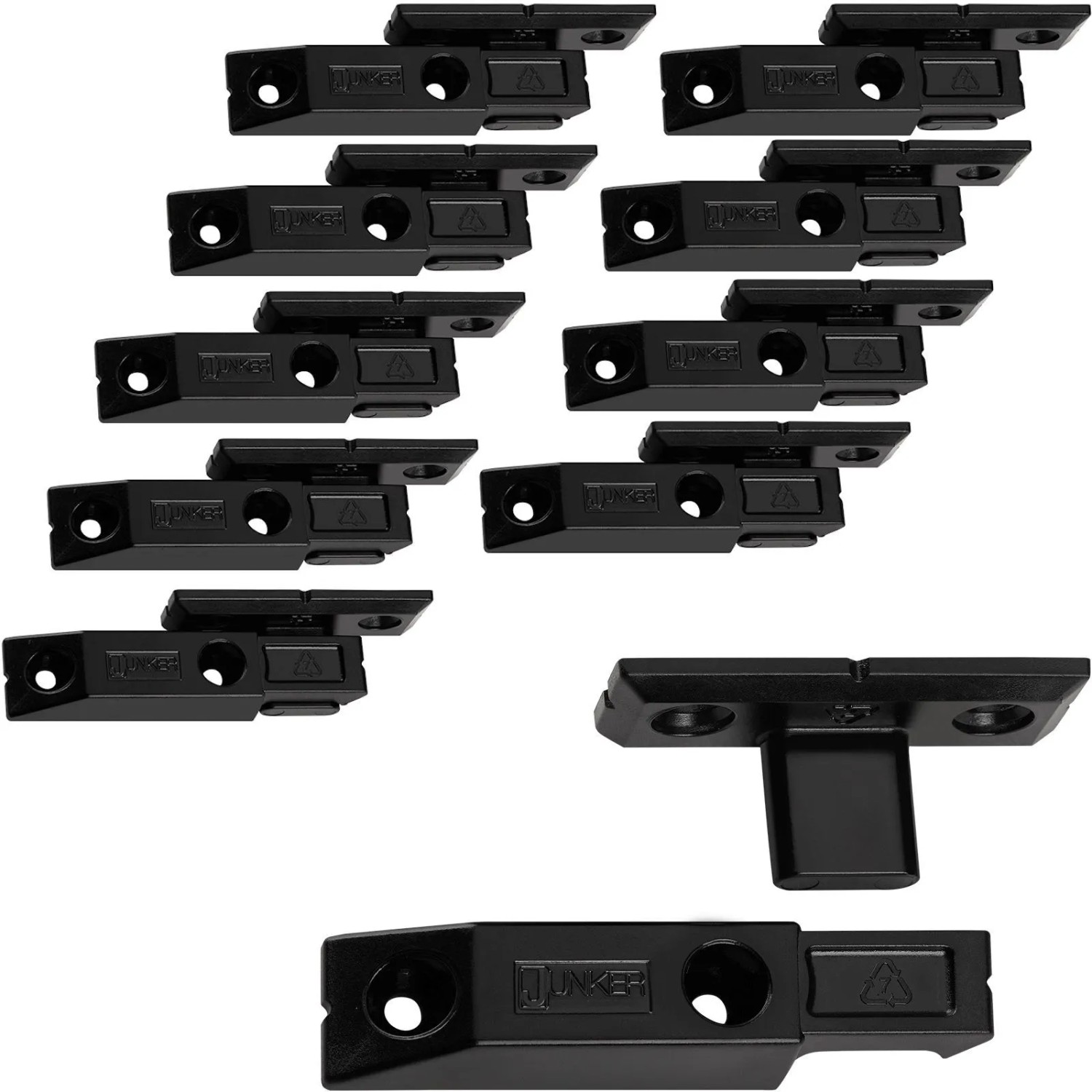 SOTECH 10 Paar JUNKER Einhängebeschläge FLINK HS für Spanplattenschrauben Belastbar Bis 20 kg