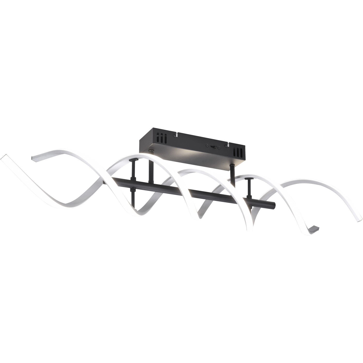 Trio LED Deckenleuchte Sequence Aluminium gebürstet