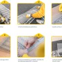 Anleitung: Schellenberg Lichtschachtabdeckung aus Aluminiumgewebe montieren.