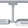 Paulmann URail LED Spot Dipper, 2x8W, Chrom matt/Weiß, dimmbar, für Schienensysteme.