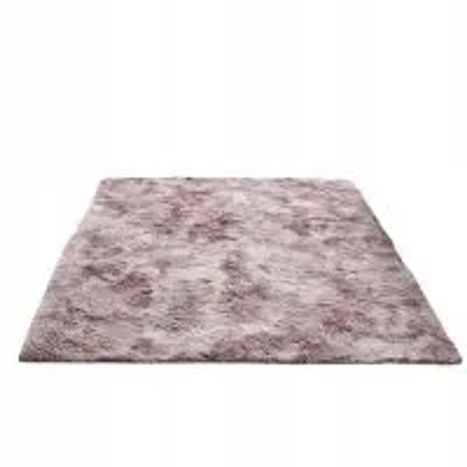 Rebiko Rosa Plüschteppich Shaggy Rabbit 220 X 160 Cm Weich Angenehm Xxl