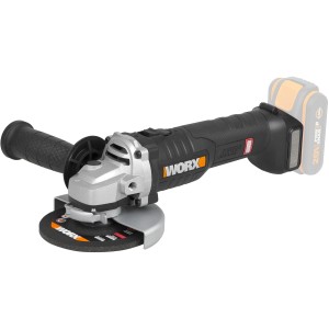 Worx Akku-Winkelschleifer WX812.9 Solo 20 V, Schleifmaschine mit Trennscheibe (ohne Akku).