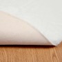 vidaXL Kunstfell Hasen Teppich Olite Weiß Ø 200 cm Polyester 42021627_8