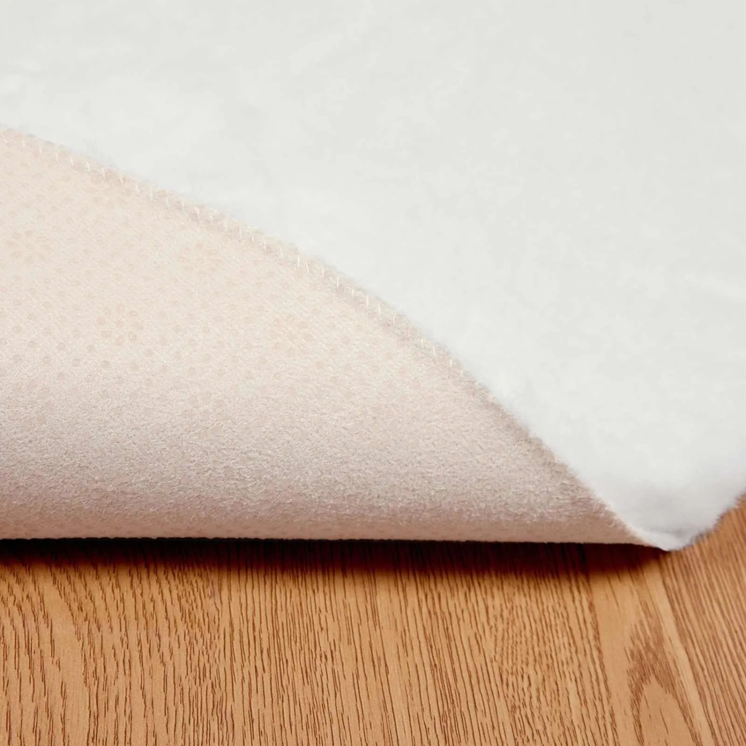 vidaXL Kunstfell Hasen Teppich Olite Weiß Ø 200 cm Polyester 42021627_8