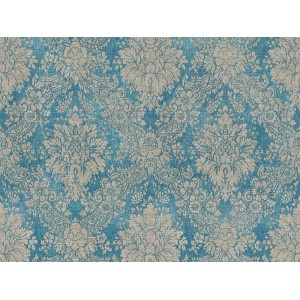 A.S. Création Vliestapete Secret Garden mit Ornamenten in Blau und Taupe.