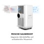 Weiße Klarstein Max Breeze Smart Klimaanlage mit Luftfilter und Kühlfunktion.