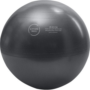 Petrolfarbener Sitting Ball Hocker Mesh, 65 cm Durchmesser, ideal zum Sitzen und Relaxen.