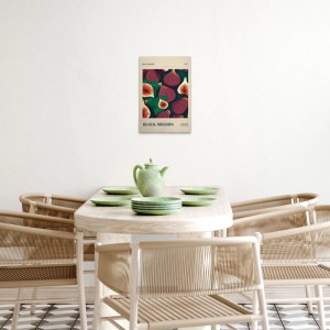 Tadessi Leinwandbild - M1-No.51763 - Blechschild Retro Look Feigen - 30 x 45 cm - Querformat