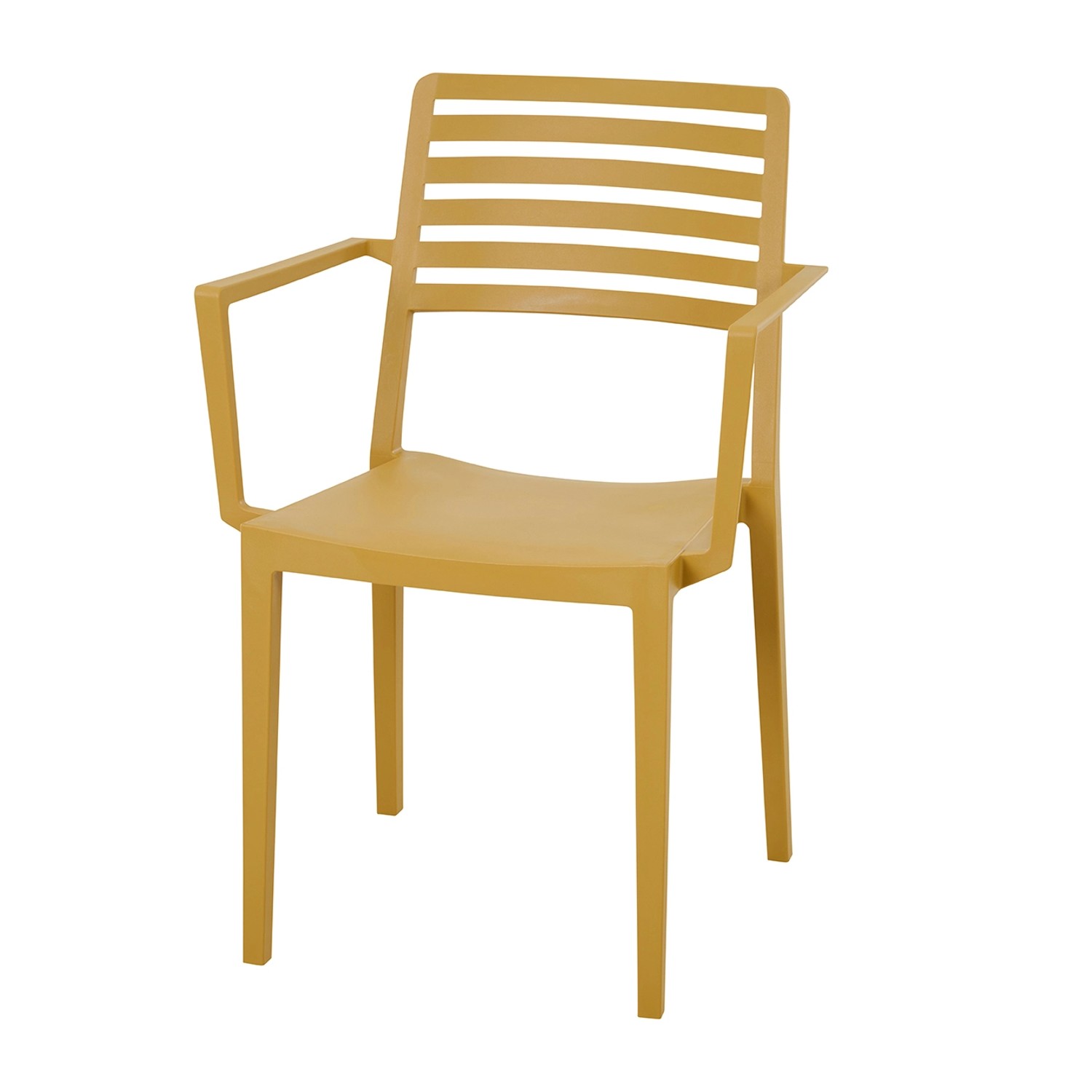 Siena Garden Stapelsessel Alley Mustard Glasfaserverstärkt 80 x 57 x 56 cm günstig online kaufen