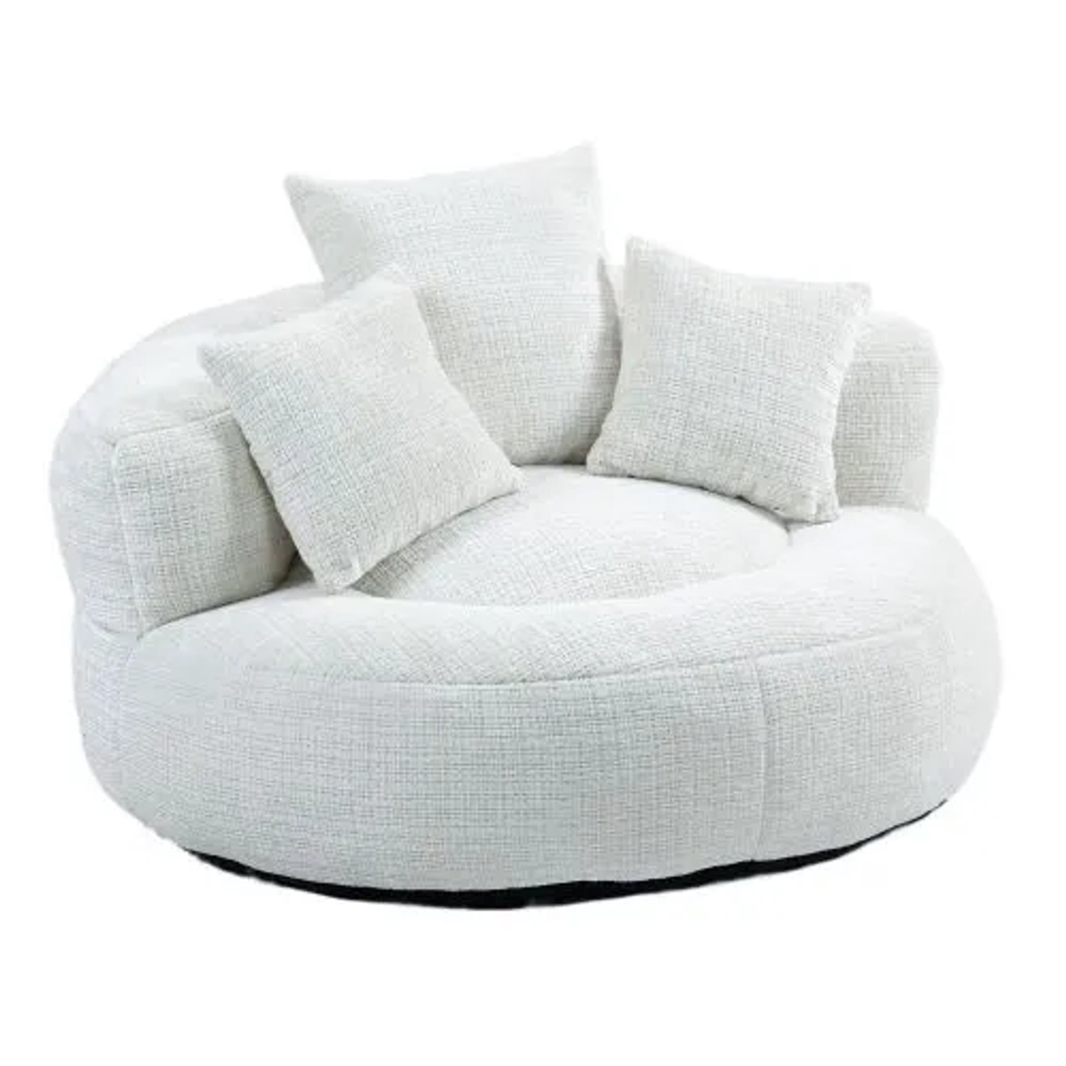 PXloue Sitzsack Stuhl Single Gaming Sofa Stuhl für Schlafzimmer, Büro Chenille  Beige