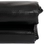Schwarze MCW Pool Abdeckung, 200µm, rund, 4,57m. Solarplane aus PE-Folie.