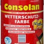 Consolan Wetterschutzfarbe Horizontblau, seidenglänzend, 2,5 l. Wetterfeste Farbe für Holz im Aussenbereich.