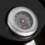 Detailaufnahme: Deckelthermometer des Jamestown Kugelgrills Brock Ø 47 cm.