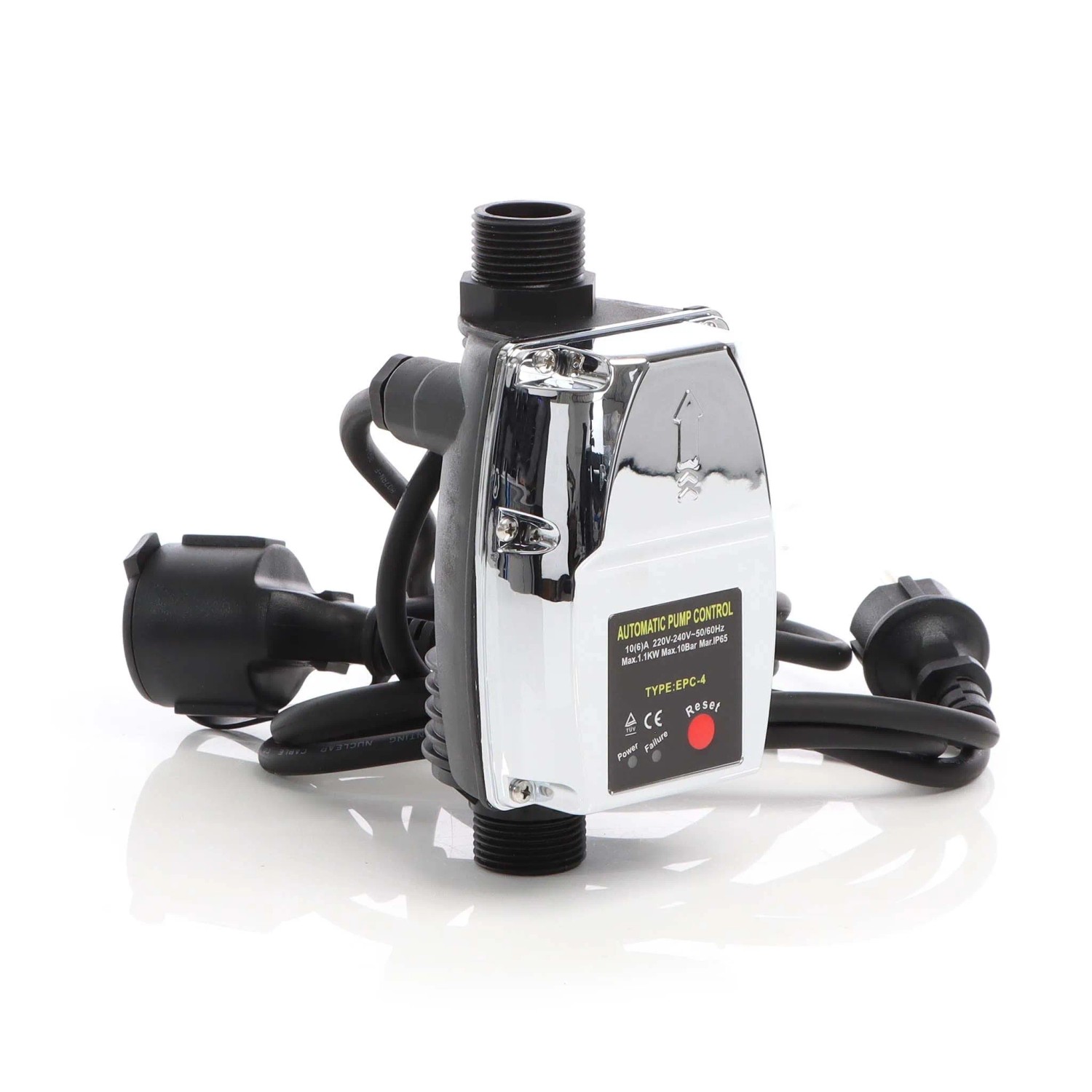 Wiltec Druckschalter Kabel Epc-4 230V 1-Phasig Pumpensteuerung Hauswasserwerk_8