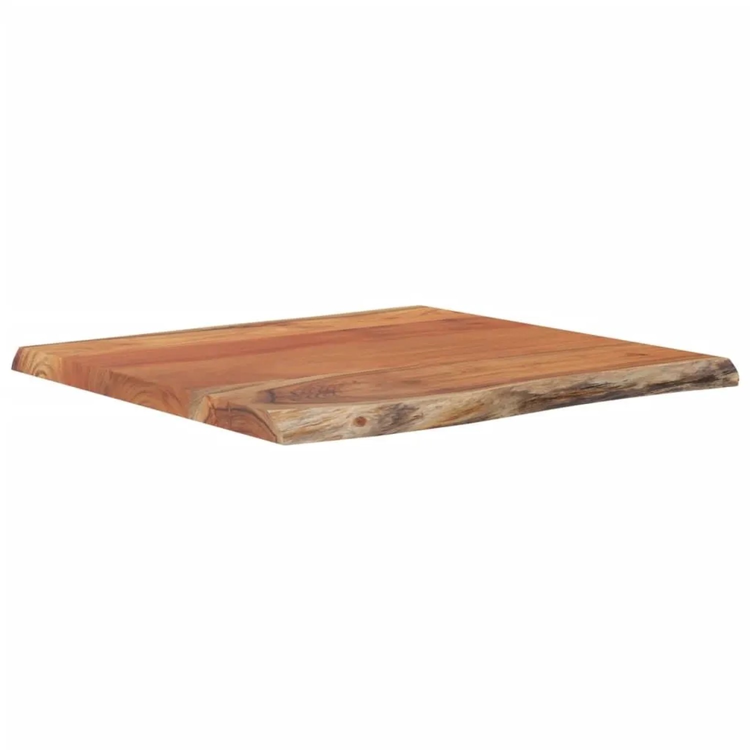 vidaXL Tischplatte 40x40x2,5 cm Rechteckig Massivholz Akazie Baumkante 370606
