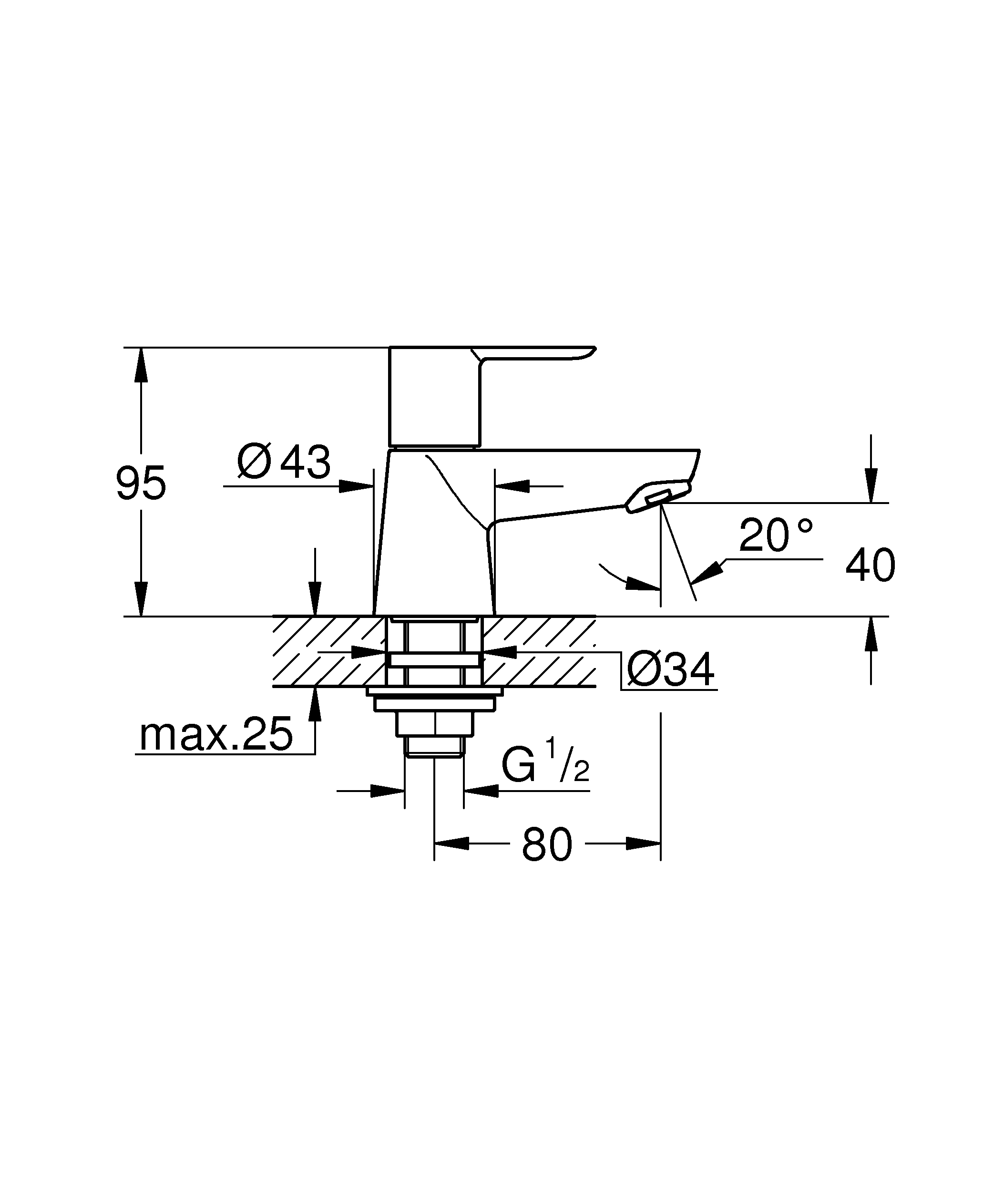 Grohe Standventil Bauedge Chrom Xs Size Kaufen Bei Obi 1626