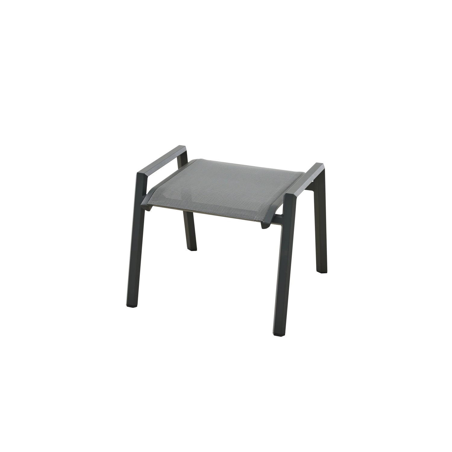 Siena Garden Hocker Tauro 56,5 cm x 59 cm x 47 cm Anthrazit Matt