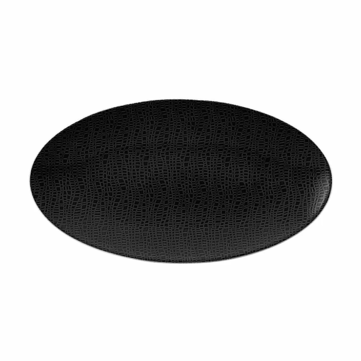 Seltmann Weiden Life Fashion Servierplatte 33x18 cm Glamorous Black