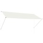vidaXL Einziehbare Markise 300x150 cm Creme 143767