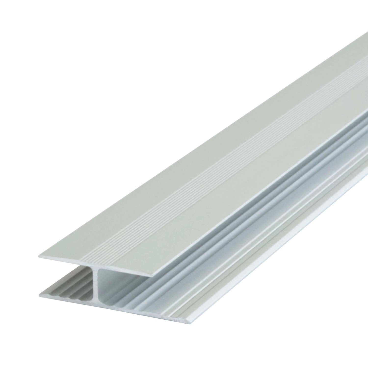 Dalsys Übergangsprofil 100cm x 2,9cm Alu Verbindungsprofil Silber