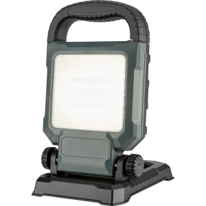 LED-Arbeitsleuchte, 20 W, 1.800 lm, mobil und flexibel einstellbar für Baustelle & Werkstatt.