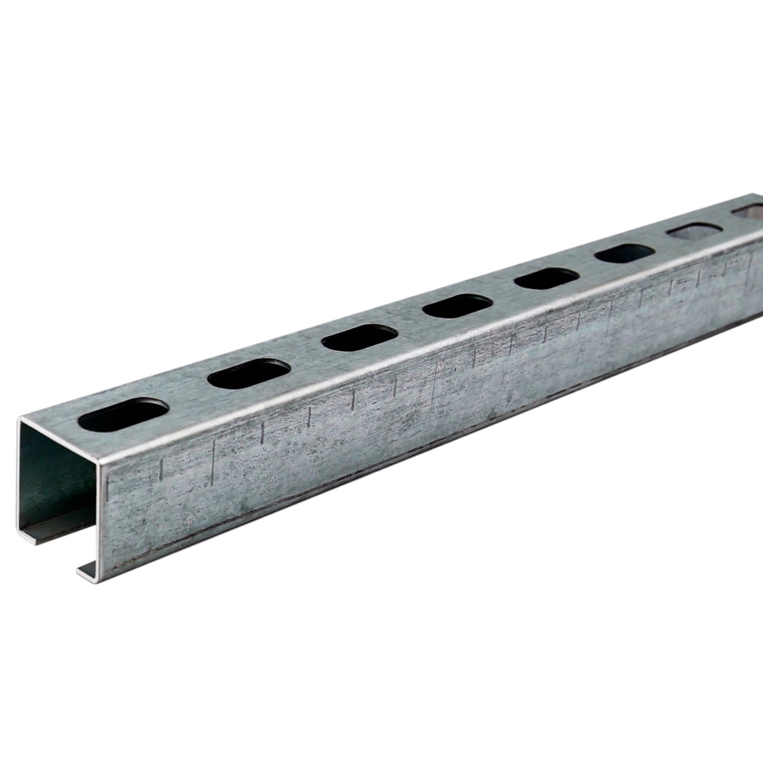Dalsys Montageschiene 200cm 38/40 Stahl Verzinkt Silber Installationsschiene