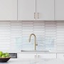 Tulup Küchenrückwand Glas Transparent Küchenrückwand Platte Glas Durchsichtig 100x30 cm Küchen Wandpaneel Glas Durchsichtig_7