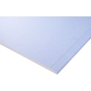 Rigips Die Blaue RF Gipskartonplatte, 1,25 cm dick, für Feuerschutz und Schallschutz.