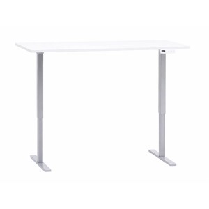 Schildmeyer Schreibtisch Metz 117,2 cm x 138 cm x 60 cm Mattweiß Elektrisch