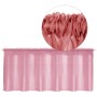 Bestgoodies Bistrogardine mit Stangendurchzug Noella 160 cm x 45 cm Bordeaux_2