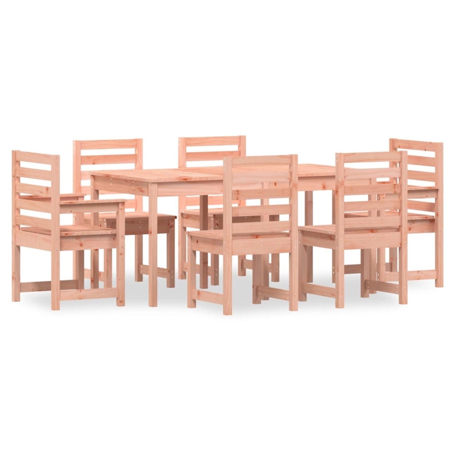 vidaXL 7-Tlg Garten-Essgruppe Massivholz Douglasie 3154712 günstig online kaufen