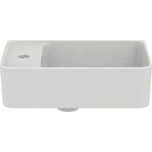 Ideal Standard Strada II Handwaschbecken, 45x27 cm, links, weiß. Keramikwaschbecken mit Hahnloch.