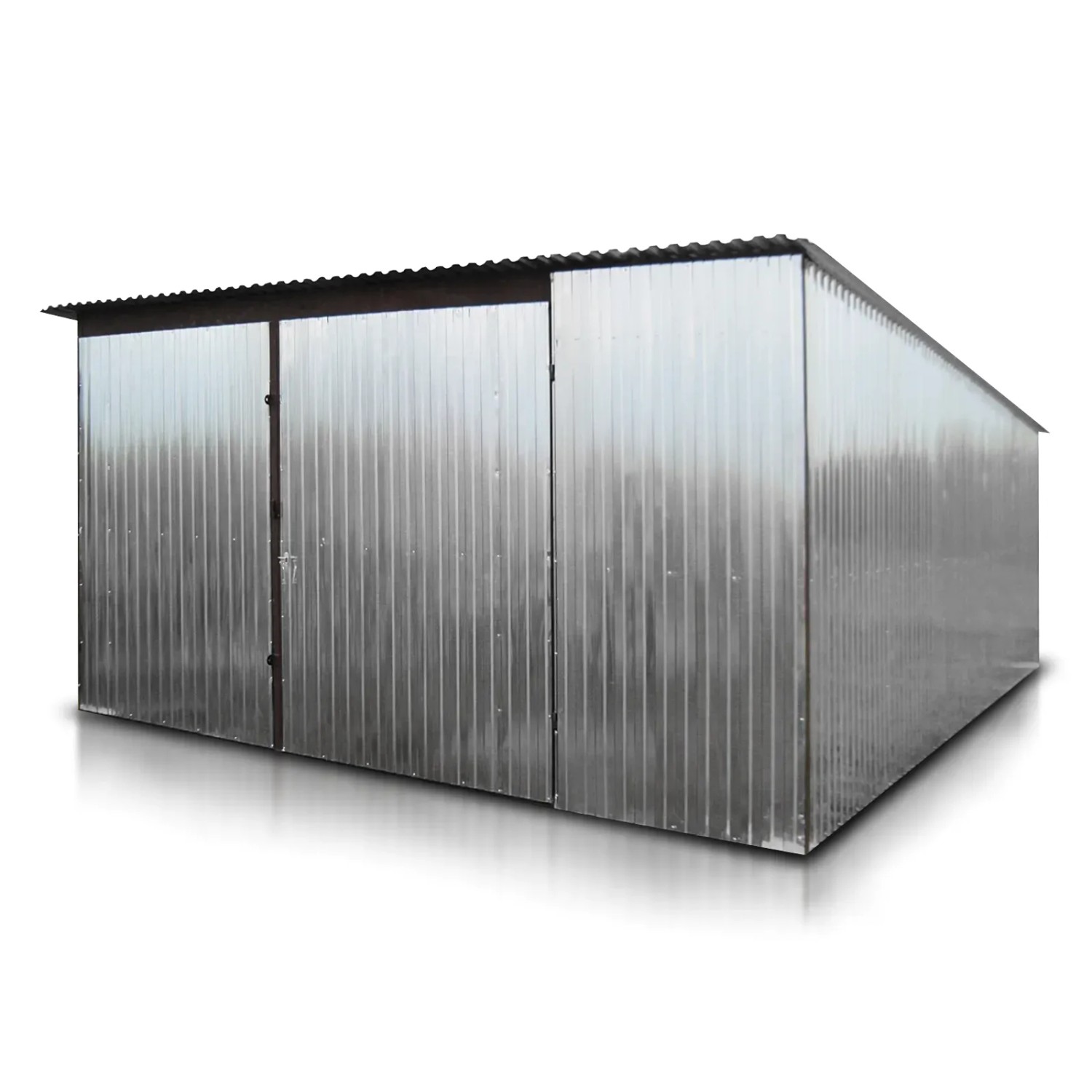 Liderstal Einzelgarage Basic aus Blech 400 x 500 cm