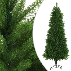 Künstlicher, grüner Weihnachtsbaum (240 cm) mit naturgetreuen Nadeln von vidaXL.