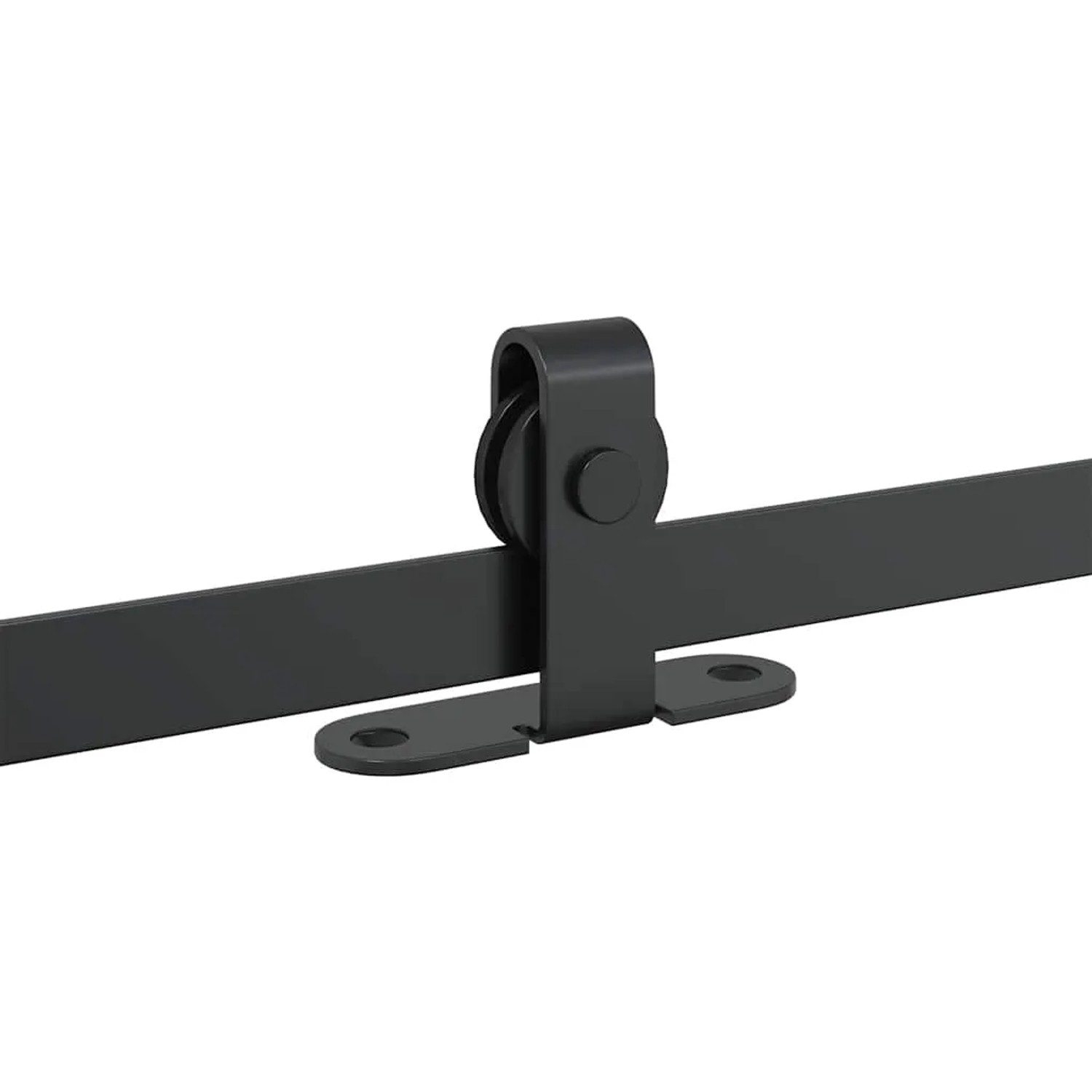 vidaXL Schiebetürbeschlag Set, 122 cm, Karbonstahl, für Schranktüren.