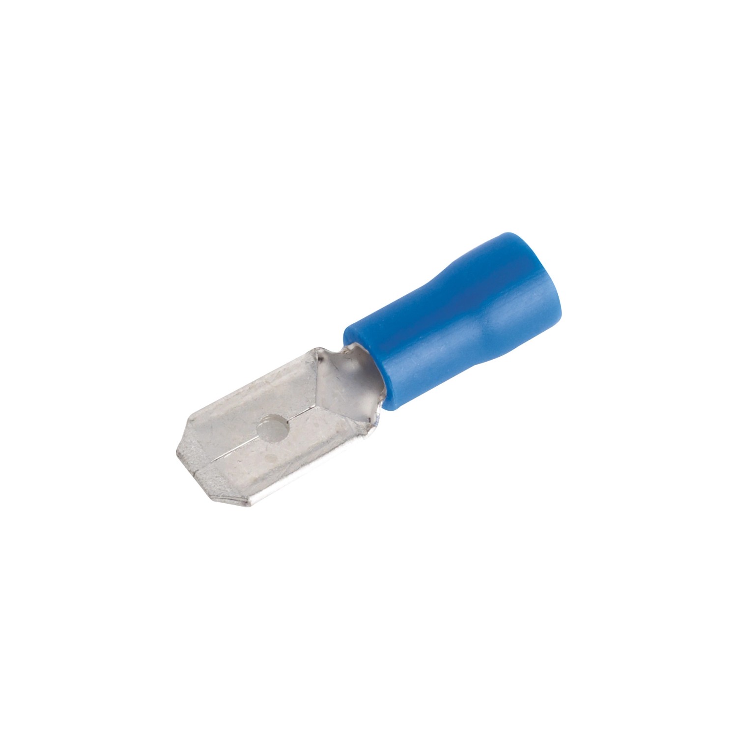 Flachstecker 1,5 mm² - 2,5 mm² Blau 10 Stück