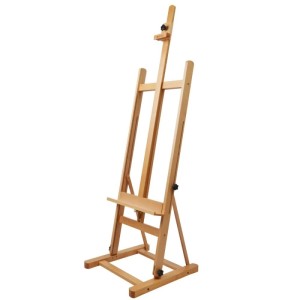 Artina Siena Staffelei aus Buchenholz, höhenverstellbar für Leinwände bis 125cm.