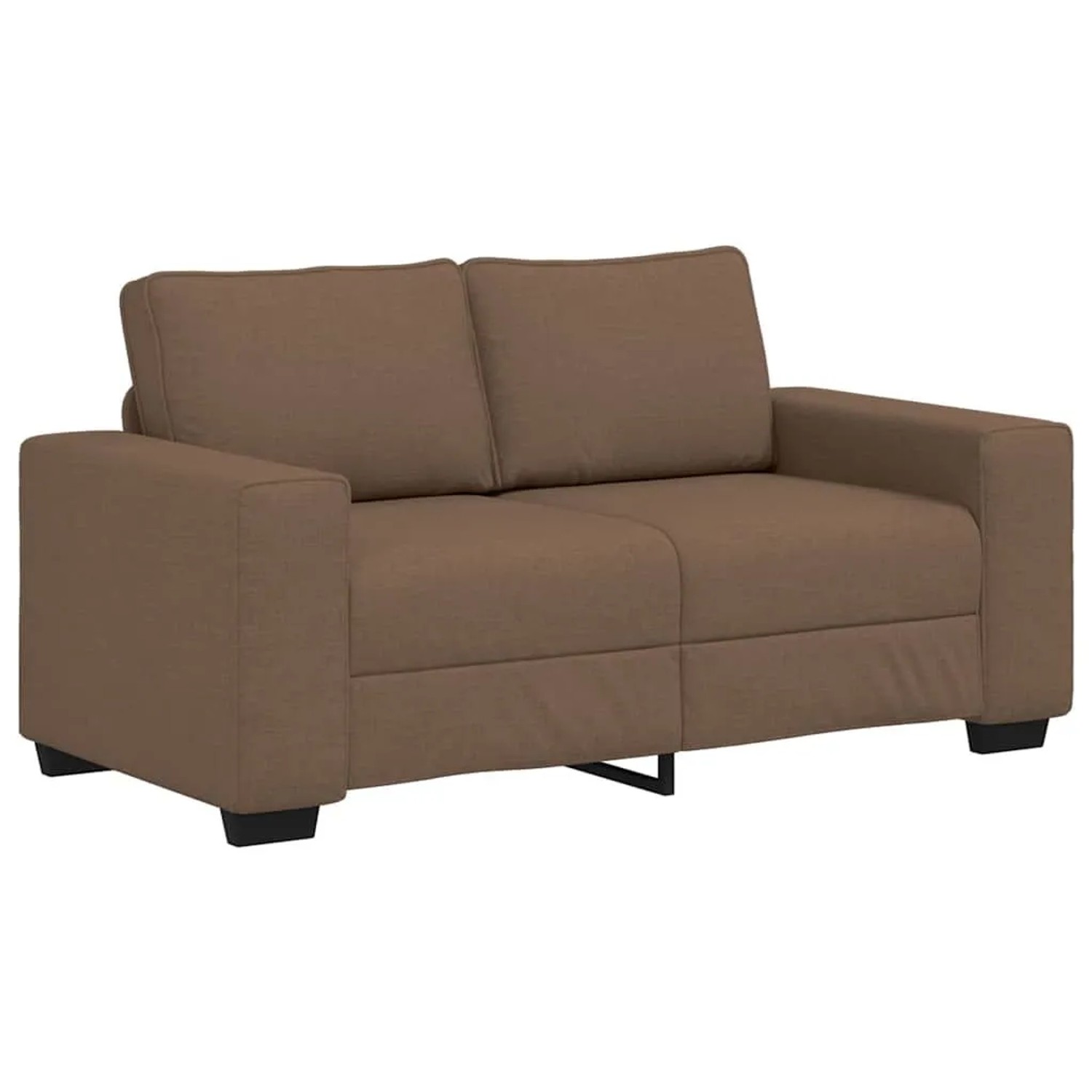 vidaXL 2-Sitzer-Sofa Braun 120 cm Stoff 4105160 günstig online kaufen
