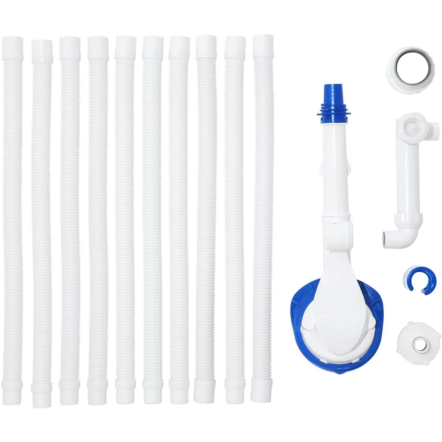 Flowclear Aquasweeper Poolsauger für Pools bis 670 cm, mit Zubehör und Schlauch.