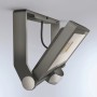 Steinel Sensor-LED-Strahler XLED One S Anthrazit, schwenkbarer Außenstrahler mit Bewegungsmelder.