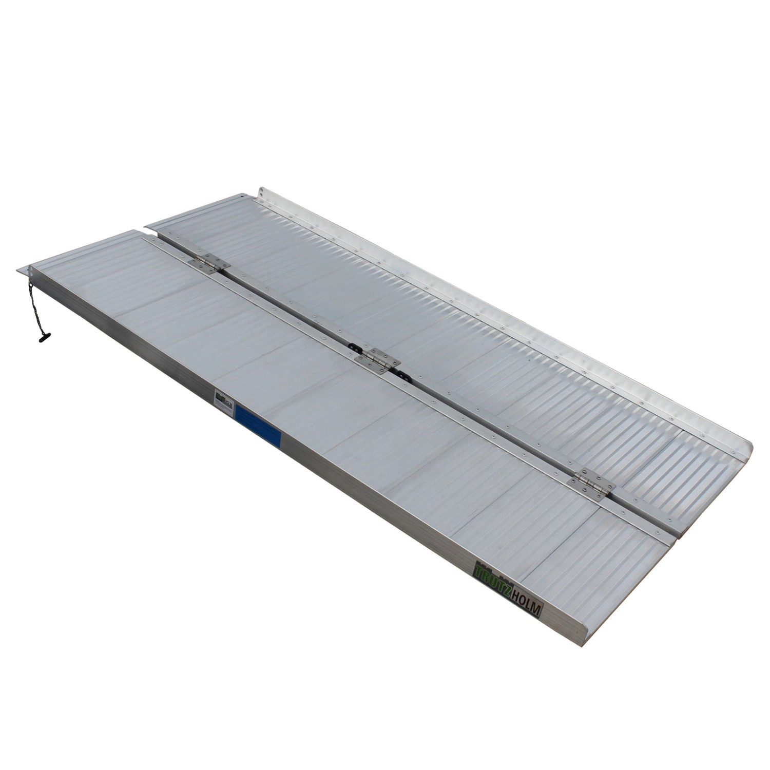 TRUTZHOLM Rollstuhlrampe Klappbar 152 cm Traglast 272 kg Alu Grau Geriffelt günstig online kaufen